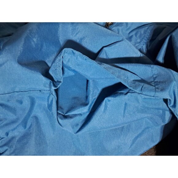 Vintage Red Sand Winderbreaker Pullover Jacket With Hood Blue/Black Size S - Picture 10 of 12